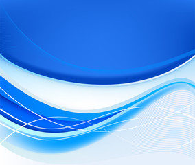 Abstract blue background vector