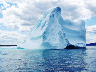 Iceberg in Atlantic Ocean off Newfoundland