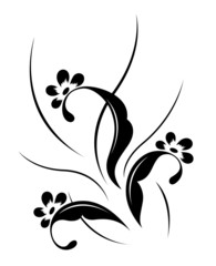 Flower pattern, tattoo