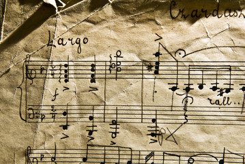Old Musical Notebook
