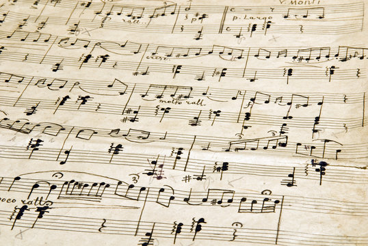 Old Musical Notebook