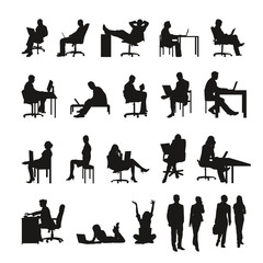 Business men and women © Agence Design