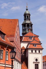 Fototapeta premium Altstadt und Rathaus, Lüneburg