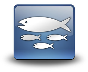 3D Effect Icon "Fish"