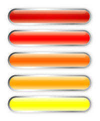 Fototapeta premium Modern button set of icons