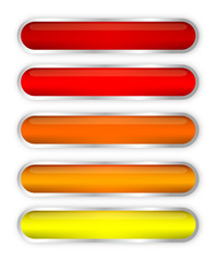 Fototapeta premium Modern button set of icons