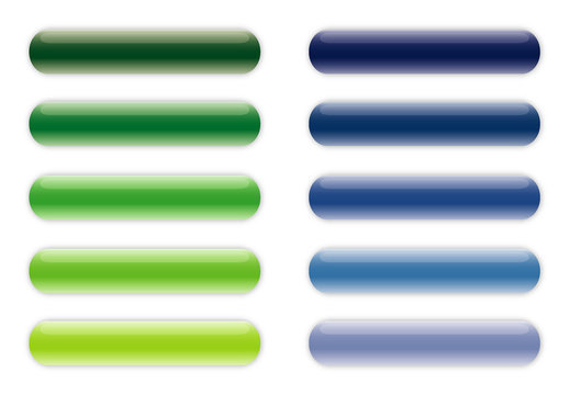 Modern button set of icons