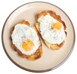 Fried Eggs on Toast