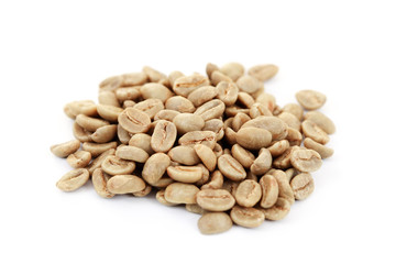 green coffee beans