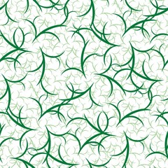 Seamless swirl floral pattern