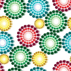 Seamless vivid pattern