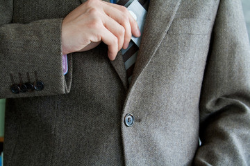 Business man with credit card