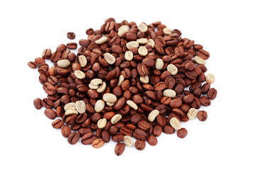 Fototapeta premium green and brown coffee beans