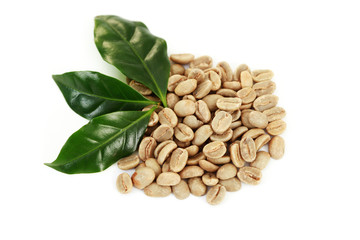 green coffee beans