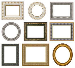 Gold picture frames