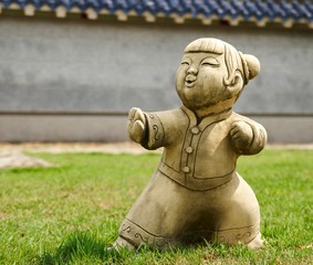 Funny traditional Thai garden sculpture