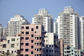 Fototapeta na wymiar Demolition in Chinese city