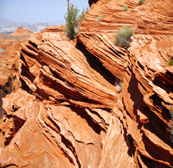 classic nature of America - rock formations in Glen Canyon, USA,