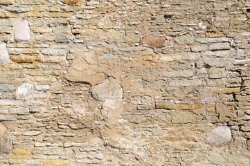 Medieval stone wall