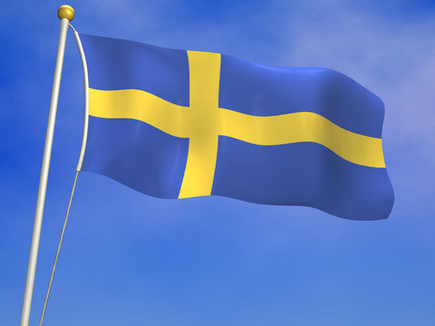 Flagge Schweden  Flag of Sweden