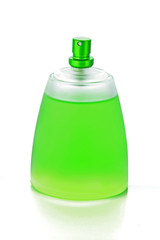 perfume bottle white background