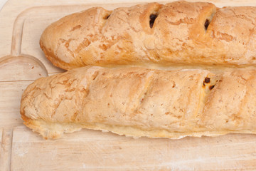 Selbst gebackenes Baguette
