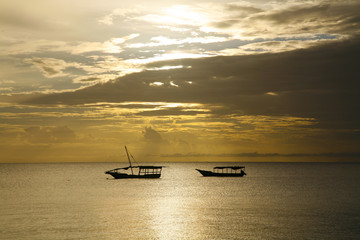 Obraz premium Zanzibar, tramonto a Nungwi