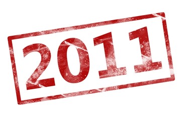 Stempel 2011 - obrazy, fototapety, plakaty