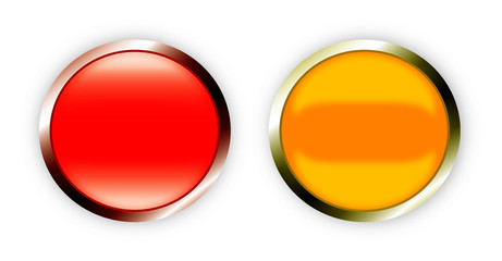 Modern button set of icons