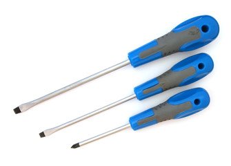 Three screw drivers
