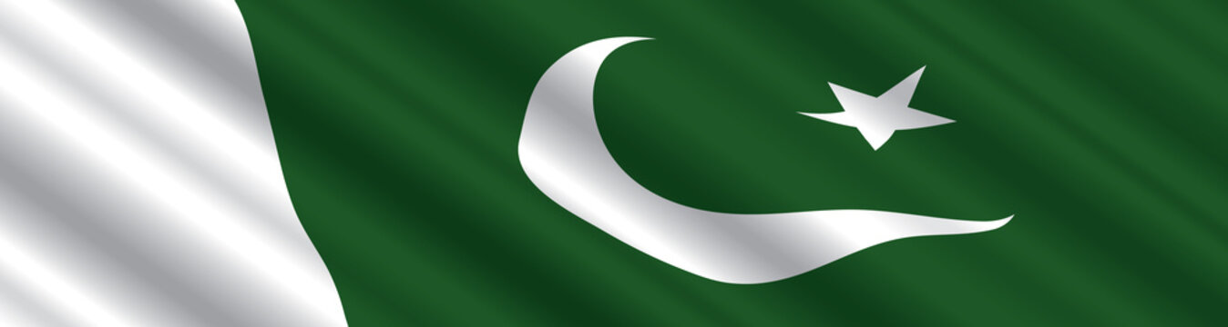 Pakistani Flag in the Wind