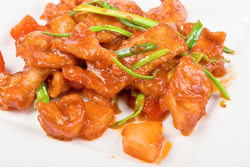 Meat and vegetables