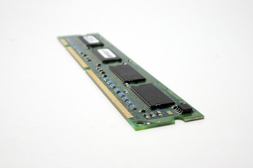 A peice of Computer memory module.