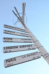 Destinations - Brussels, Zurich, Rome, London, Paris