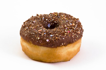 doughnut over white