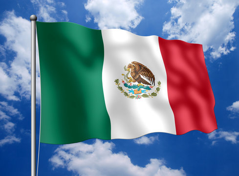 Mexiko-Fahne