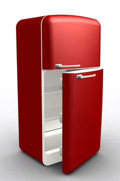 Nevera fridge red