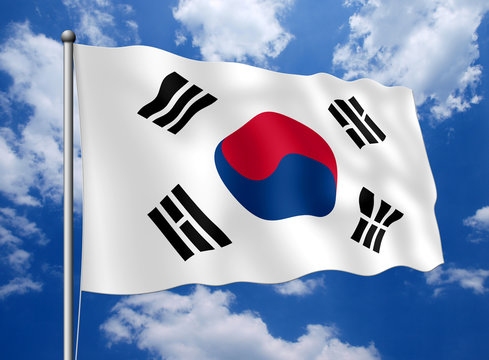 Südkorea-Fahne