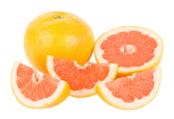 red grapefruits