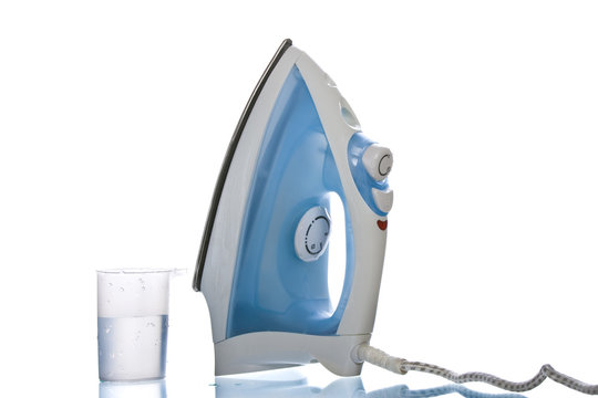 steam iron with a water tank