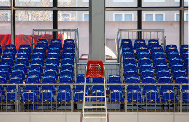 Blue seats
