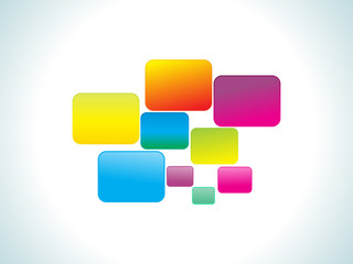 abstract colorful rainbow rectangles