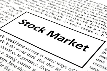 Obraz premium stock market