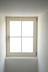 Fototapeta na wymiar window with white space