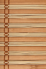 Bamboo mat detailed texture backdrop
