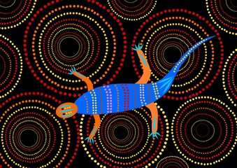 Aboriginal lizard