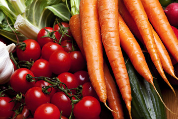 Set of different vegetables