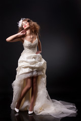 Fototapeta premium Young Beautiful Bride