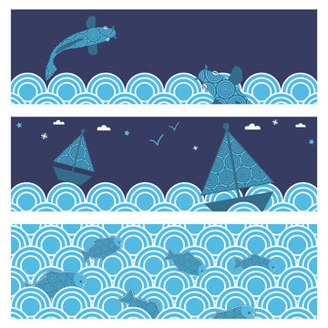 ocean banners