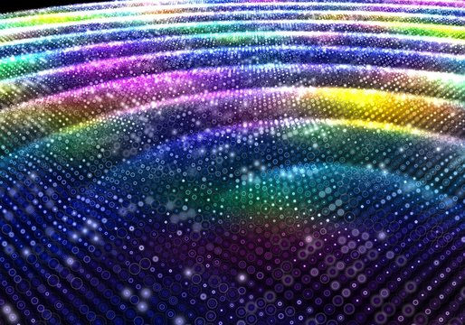 deep blue electronic wave surface